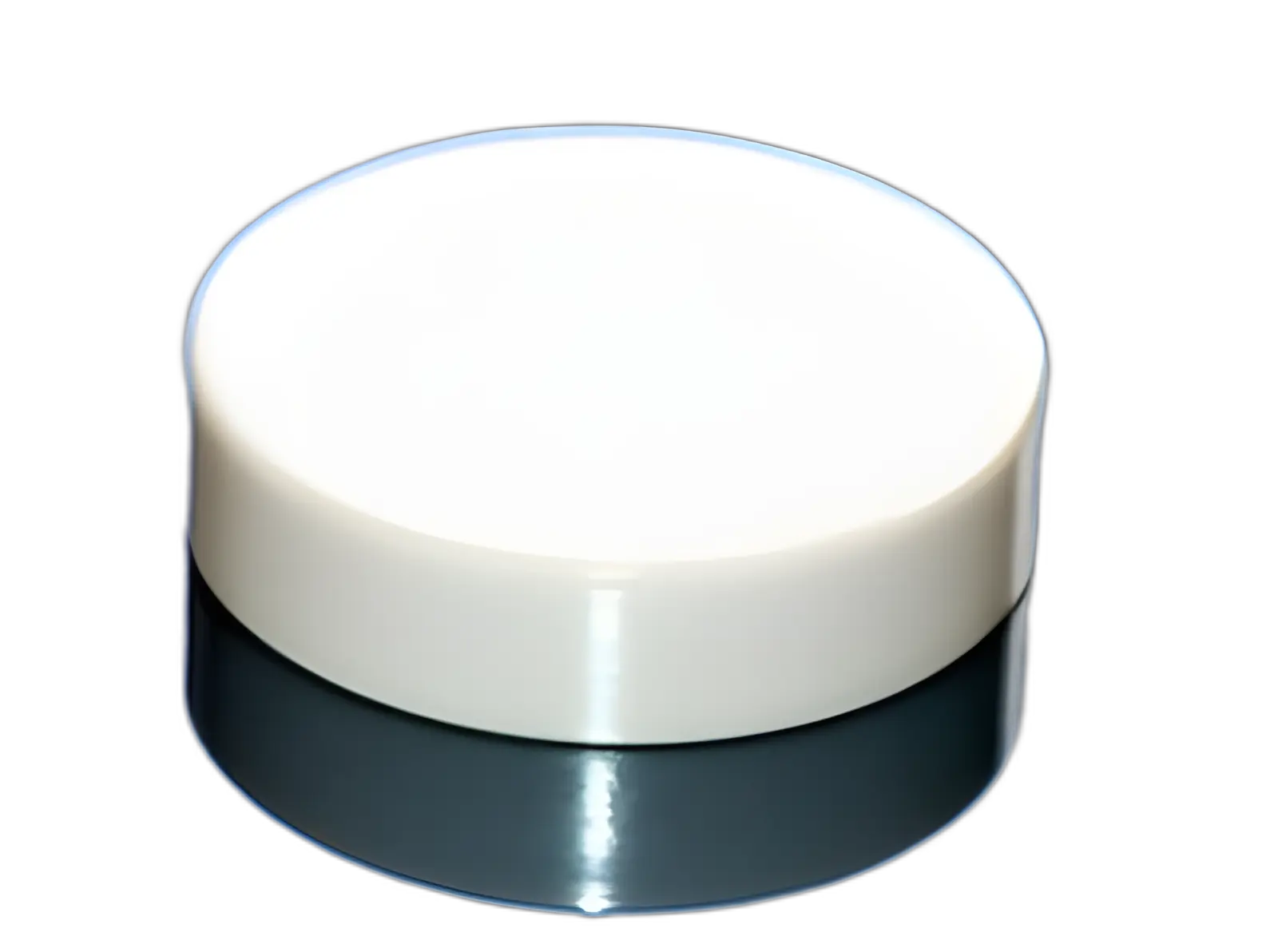 COUVERCLE PLAT LISSE BLANC NU 48/400