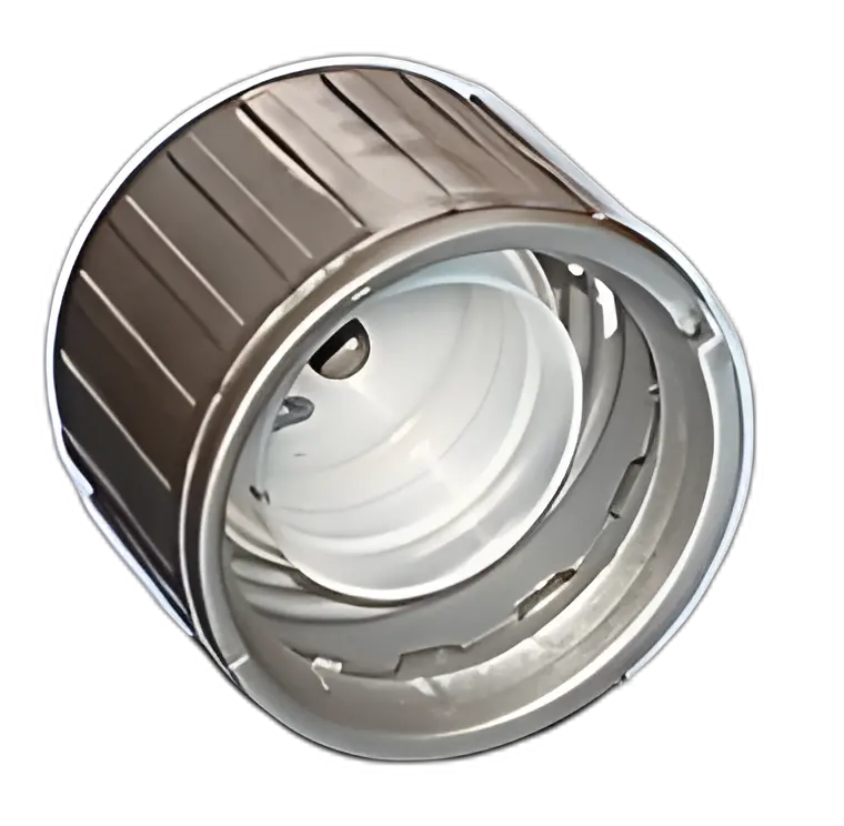 BOUCHON PE GRIS ALU PP28 REDUCTEUR INCORPORE